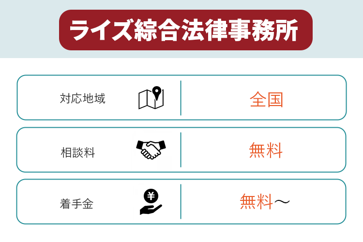 ライズ総合法律事務所に関して説明するオリジナル商標画像